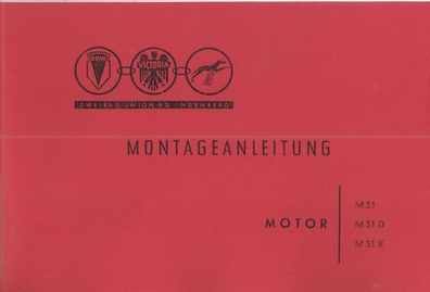 Werkstatthandbuch Zweirad Union M 51 / M 51 D / M 51K, Motorrad, Oldtimer