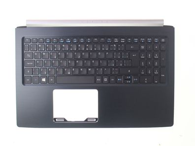 Acer Aspire A715-71G Gehäuse Palmrest Tastatur QWERTY / Z Czech Slovak 6B. GP8N2.028