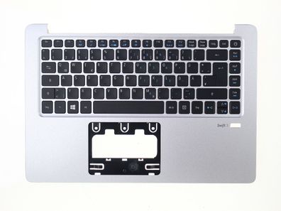 Acer Swift SF314-51 Gehäuse Palmrest Tastatur QWERTZ Deutsch SILBER 6B. GKBN5.017