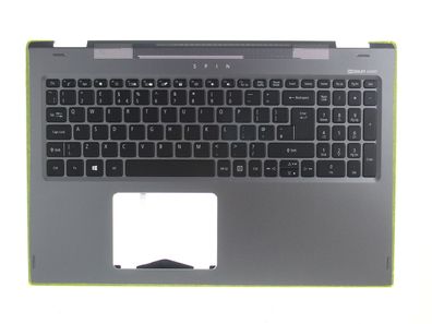 Acer Spin SP515-51N Gehäuseoberteil Palmrest Tastatur QWERTY UK 6B. GSFN1.032