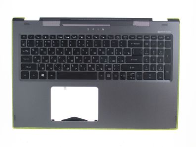 Acer Spin SP515-51N Gehäuseoberteil Palmrest Tastatur QWERTY Russian