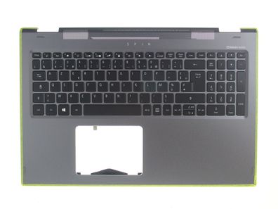 Acer Spin SP515-51N Gehäuseoberteil Palmrest Tastatur AZERTY French 6B. GSFN1.012