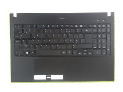 Acer TravelMate TMP658 Palmrest Gehäuseoberteil Tastatur AZERTY Belgium