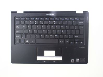 Medion Akoya E3216 Tastatur Gehäuse Palmrest QWERTY US International