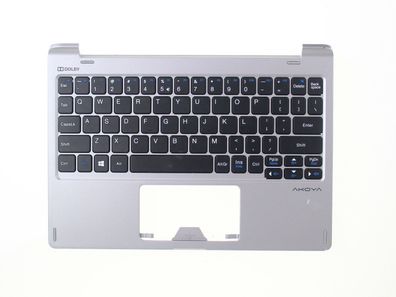 Medion Akoya E1239T MD60792 E1240T Tastatur Gehäuse Palmrest QWERTY US International