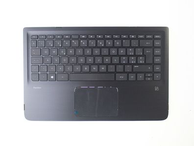 HP Pavilion 13 Serie Palmrest Keyboard QWERTZ SWISS 810914-BG1