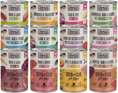 Mac's Dog Mixpaket 12x400g verschiedene Sorten