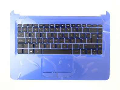 HP 14-af Gehäuseoberteil Palmrest QWERTY UK 813912-031