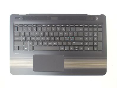 HP Pavilion 15 Palmrest Keyboard Tastatur QWERTY Nordic 856028-DH1