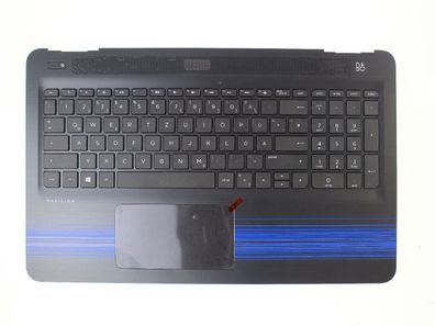 HP Pavilion 15-AU 15-AW Palmrest Tastatur Cover QWERTZ DEU 856034-041