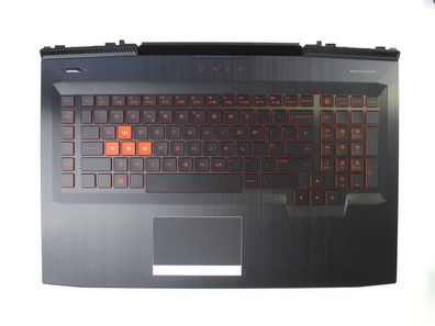HP Omen 17-AN Palmrest Backlit Tastatur QWERTY UK 931690-031