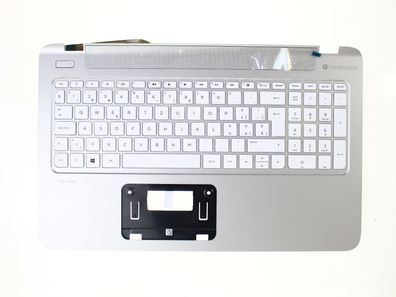 HP Pavilion 15 Palmrest Gehäuseoberteil Tastatur QWERTZ Swiss 762530-BG1