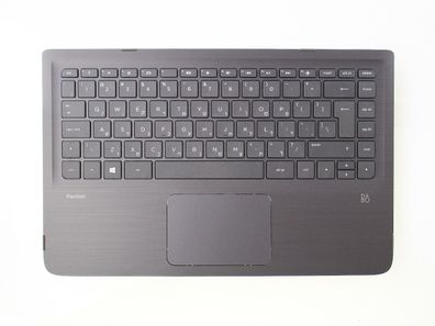 HP Pavilion 13 Serie Palmrest Keyboard QWERTY HEB 810914-BB1