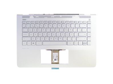 HP 14-bk000 -14-bk099 Palmrest Gehäuseoberteil Tastatur QWERTY Spain 927904-071