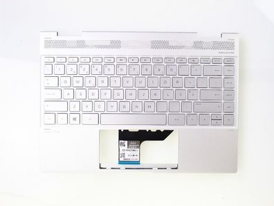 HP Spectre x360 13-ae000 Palmrest Tastatur Upper QWERTY 942041-131