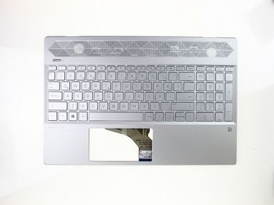 HP Pavilion 15 Palmrest Keyboard Tastatur QWERTY TUR L35339-141