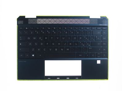 HP Spectre x360 13-ap 13-ap0013 Palmrest Keyboard Tastatur QWERTY L37684-061