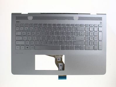 HP Pavilion 15-CD Palmrest Keyboard Tastatur Cover QWERTZ SWISS 926859-BG1