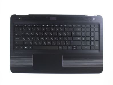 HP Pavilion 15 Palmrest Keyboard Tastatur QWERTY HEB 856026-BB1