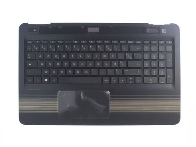 HP Pavilion 15 Palmrest Keyboard Tastatur AZERTY FR 856028-051