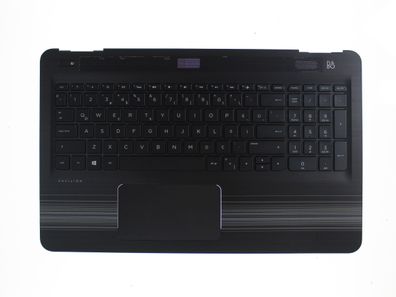 HP Pavilion 15-AU 15-AW Palmrest Keyboard Tastatur Cover QWERTY TUR 903372-141