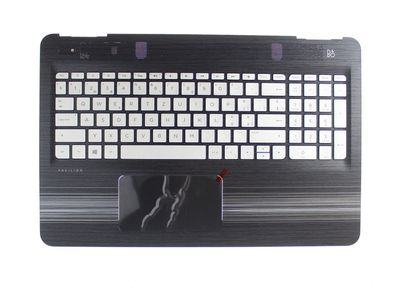 HP 15-bc000 15-bc200 Palmrest Gehäuseoberteil Tastatur QWERTZ SWISS 858971-BG1