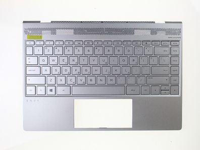 HP Envy 13 Palmrest Keyboard Upper QWERTY Greek 928504-151