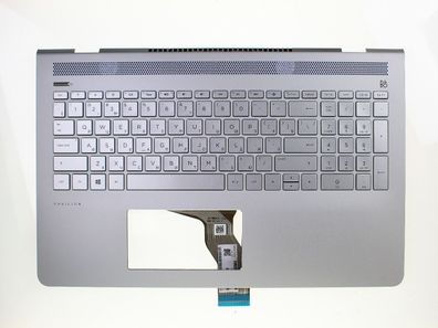HP Pavilion 15-CD Palmrest Keyboard Cover QWERTY RUS 928440-251