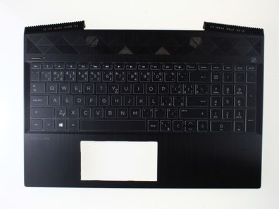 HP Pavilion 15-cx Gehäuseoberteil Keyboard Tastatur QWERTY CZ/ SK L21861-FL1