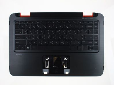 HP Pavilion x360 13-A Gehäuseoberteil Palmrest Keyboard QWERTY Arabic 824620-171