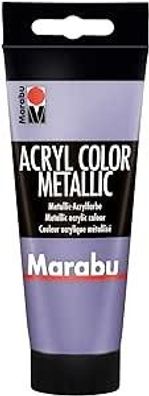 Marabu Acrylfarbe Acryl Color Metallic Violett 750 Künstler Malfarbe Acrylmalen