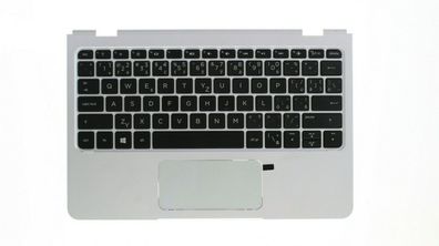 HP x2 10-p Palmrest Gehäuseoberteil Tastatur QWERTY 902366-FL1 CZ/ SK