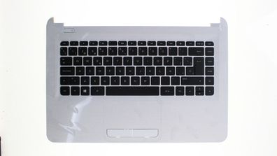 HP 14-an0XX 14-as0XX 14-au0XX Gehäuseoberteil Palmrest Keyboard QWERTY 858079-071