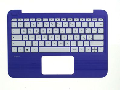 HP Stream 11 Pro G3 Palmrest Keyboard Tastatur QWERTY Italian 902957-061 lila