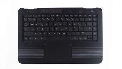 HP Pavilion 14-a Gehäuseoberteil Keyboard Palmrest QWERTY Italian 856186-061