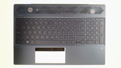 HP Pavilion 15-CW, Palmrest Keyboard Tastatur Upper QWERTY Portugal L49391-131