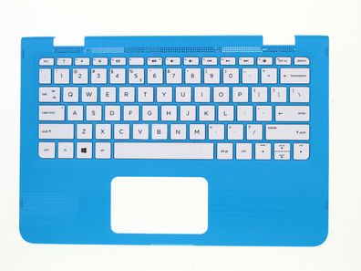 HP Stream 360Palmrest Keyboard Tastatur QWERTY UI 917042-B31