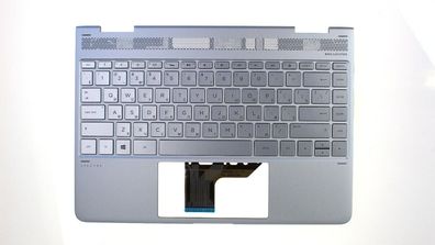 HP Spectre x360 13-ac000 Gehäuseoberteil Palmrest Keyboard QWERTY 918027-251