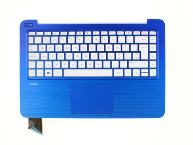 HP Stream 13-C Palmrest Keyboard Tastatur Cover Upper QWERTZ SWISS 830646-BG1