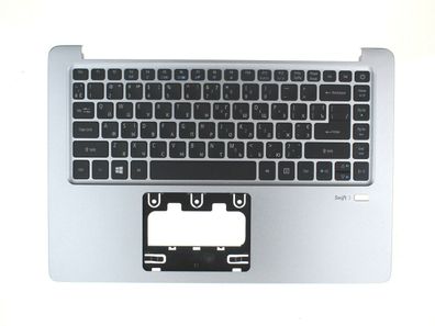 Acer Swift SF314-51 Palmrest Tastatur Keyboard QWERTY Ukrainian SILBER