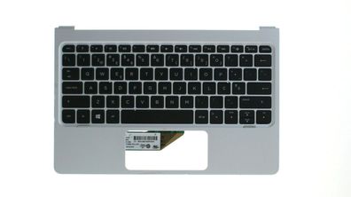 HP Pavilion x2 Serie Palmrest Gehäuseoberteil Tastatur QWERTY Port. 814719-A51