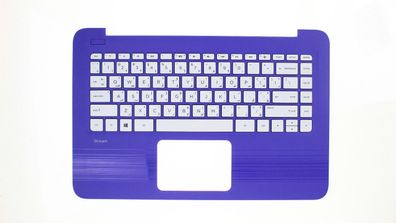 HP Stream 14-ax000 Palmrest Keyboard Tastatur Upper QWERTY ARA 905570-171
