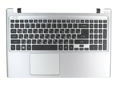 Acer Aspire V5-551G Palmrest Tastatur Keyboard QWERTY Russian SILBER