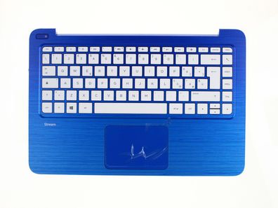 HP Stream 13-C Palmrest Keyboard Tastatur Cover Upper QWERTY IT 830646-061