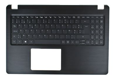 Acer Aspire 5 A515-52 A515-52G Palmrest Tastatur Keyboard Schwarz AZERTY Belgium