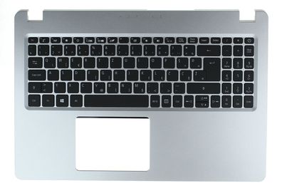 Acer Aspire A515-52G Palmrest Gehäuse Tastatur Keyboard Silber QWERTZ Kroatisch