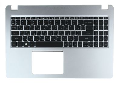 Acer Aspire A515-52G Palmrest Gehäuse Tastatur Keyboard Silber QWERTY Ukrainian