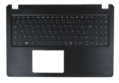 Acer Aspire A515-52G Palmrest Gehäuse Tastatur Keyboard Schwarz AZERTY French