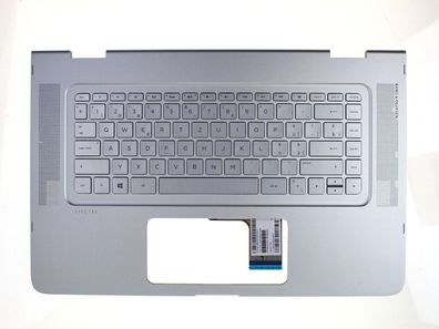 HP Spectre x360 15-ap Palmrest Keyboard Tastatur QWERTZ SW 841266-BG1