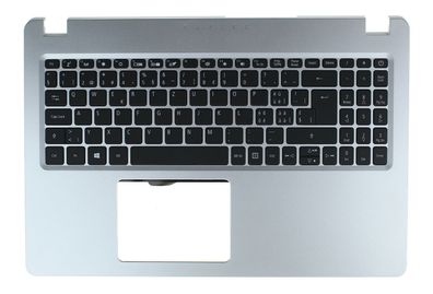 Acer Aspire A515-52G Palmrest Gehäuse Tastatur Keyboard Silber QWERTZ Schweiz